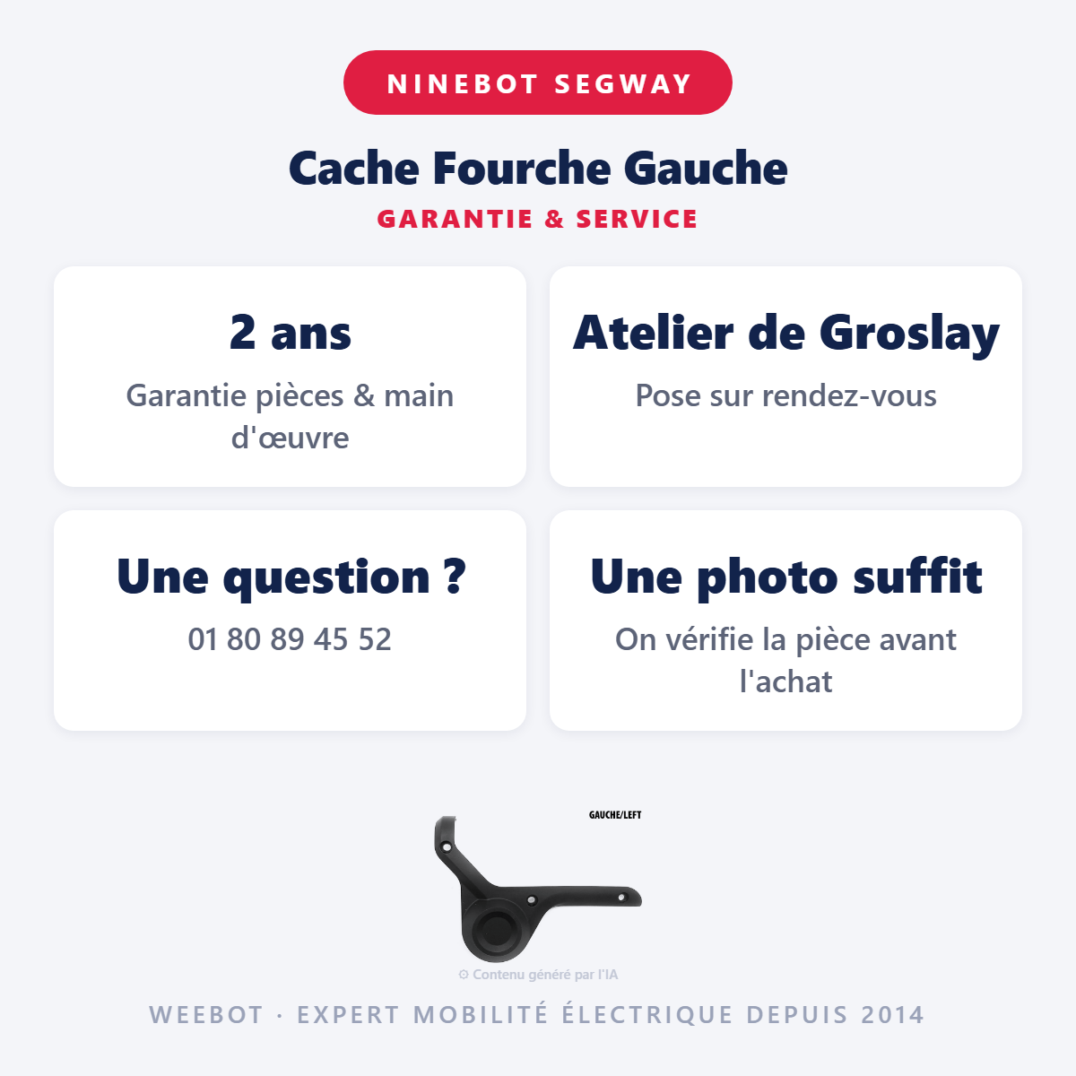 Cache Fourche Gauche : garantie 2 ans et service après-vente