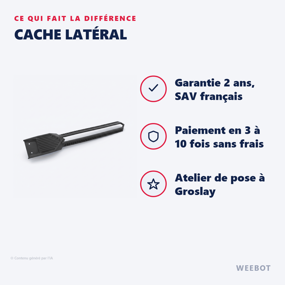 Cache latéral pour Trottinette Électrique Dualtron Spider Max et New Storm Ltd - Weebot