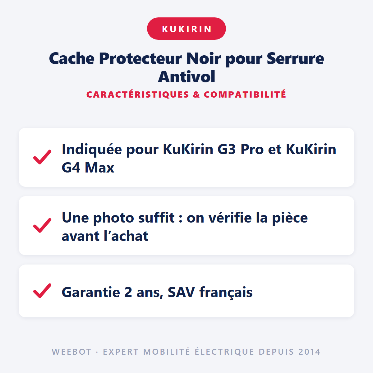 Cache Protecteur Noir pour Serrure Antivol : caractéristiques et compatibilité