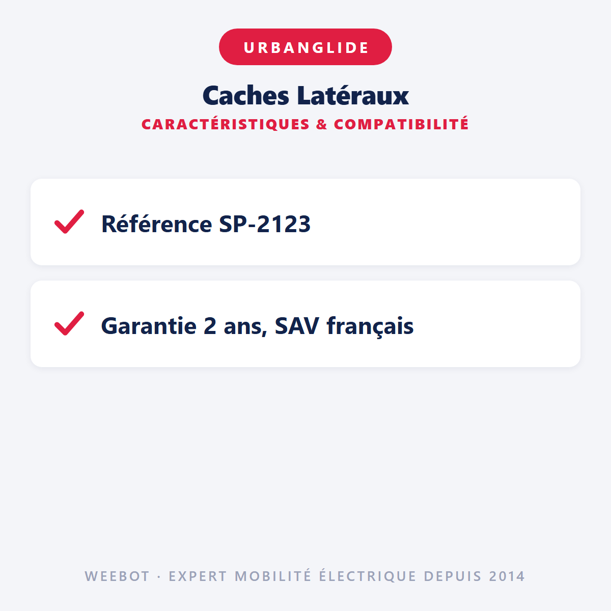 Caches Latéraux : caractéristiques et compatibilité