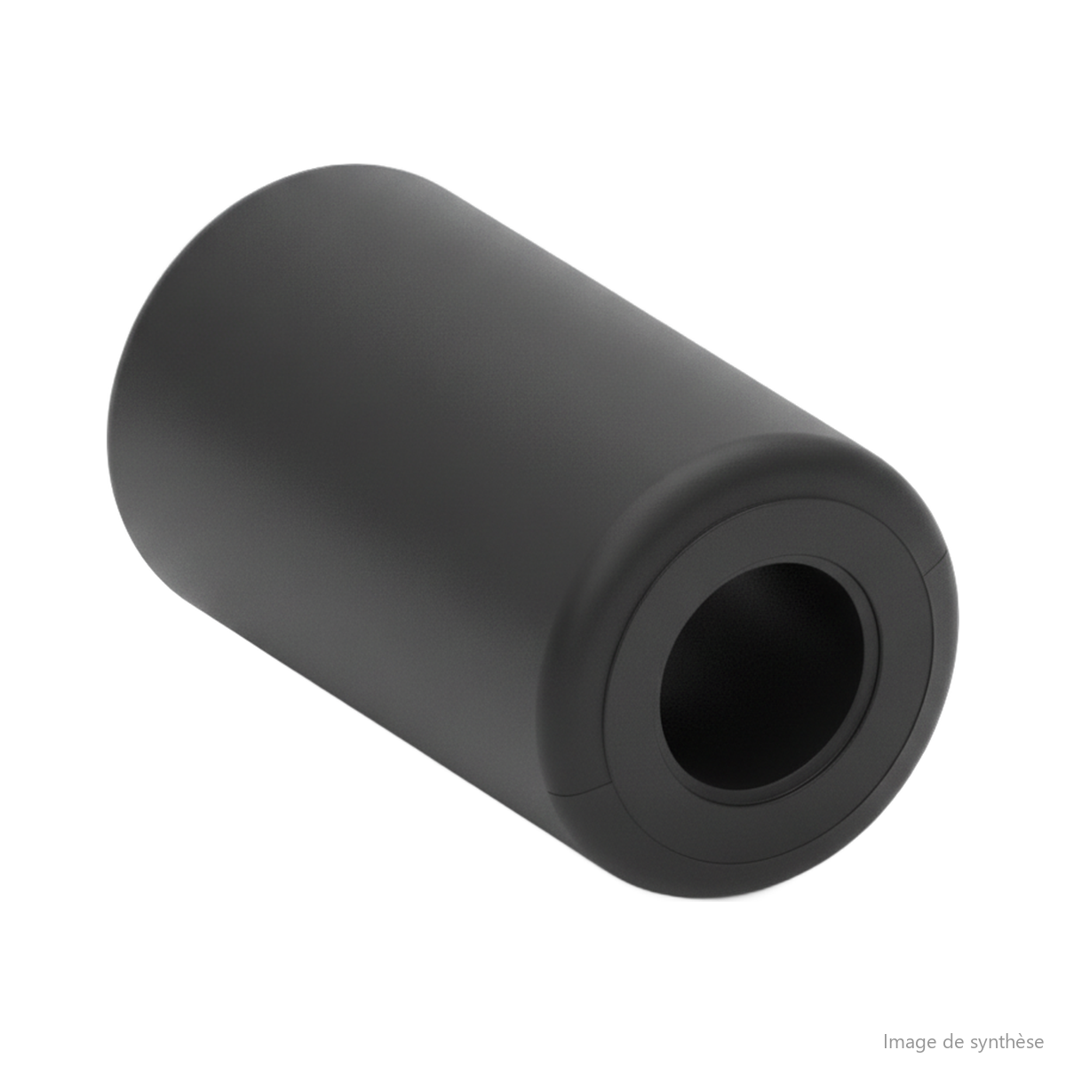 Schéma d'un caoutchouc d'axe de châssis avant noir pour trottinette électrique Dualtron Mini