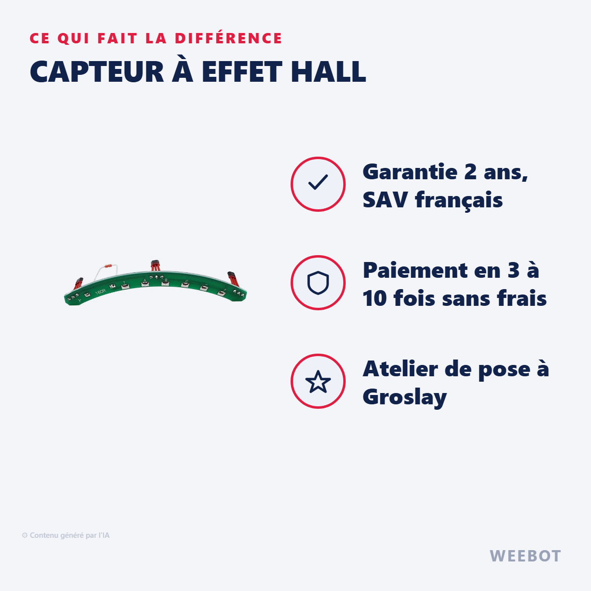 Capteur à Effet Hall : les points forts