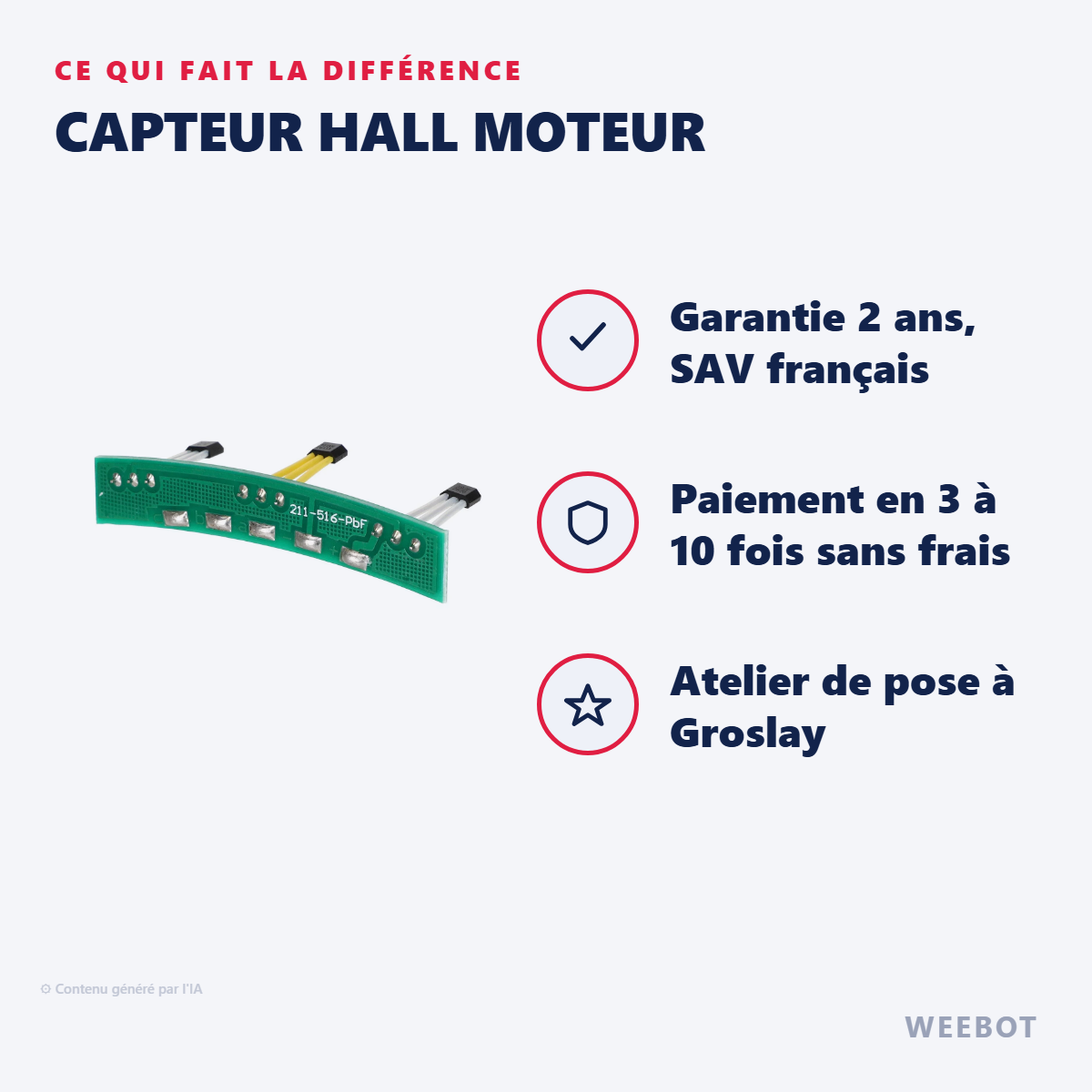 Capteur Hall Moteur : les points forts