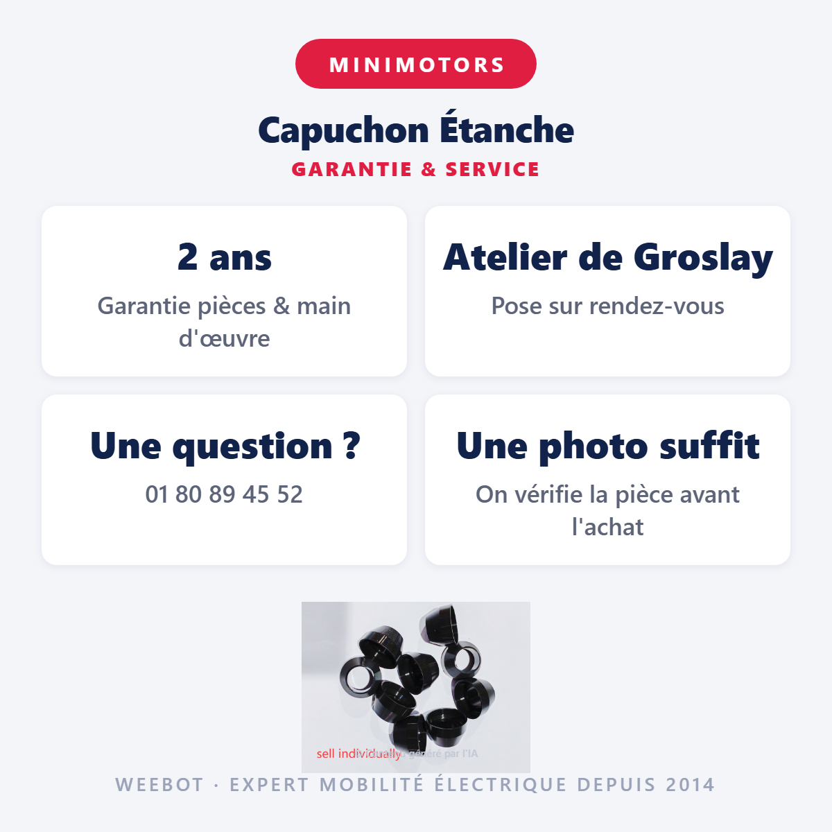 Capuchon Étanche : garantie 2 ans et service après-vente