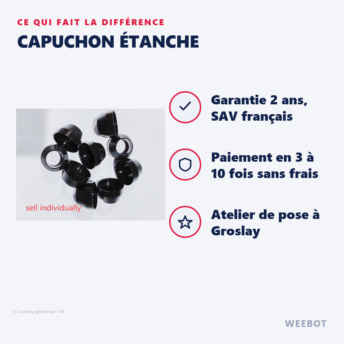 Capuchon Étanche : les points forts
