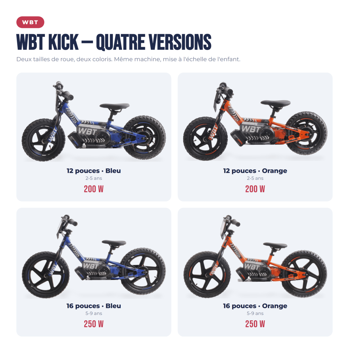 Draisienne Électrique Enfant WBT Kick - Weebot