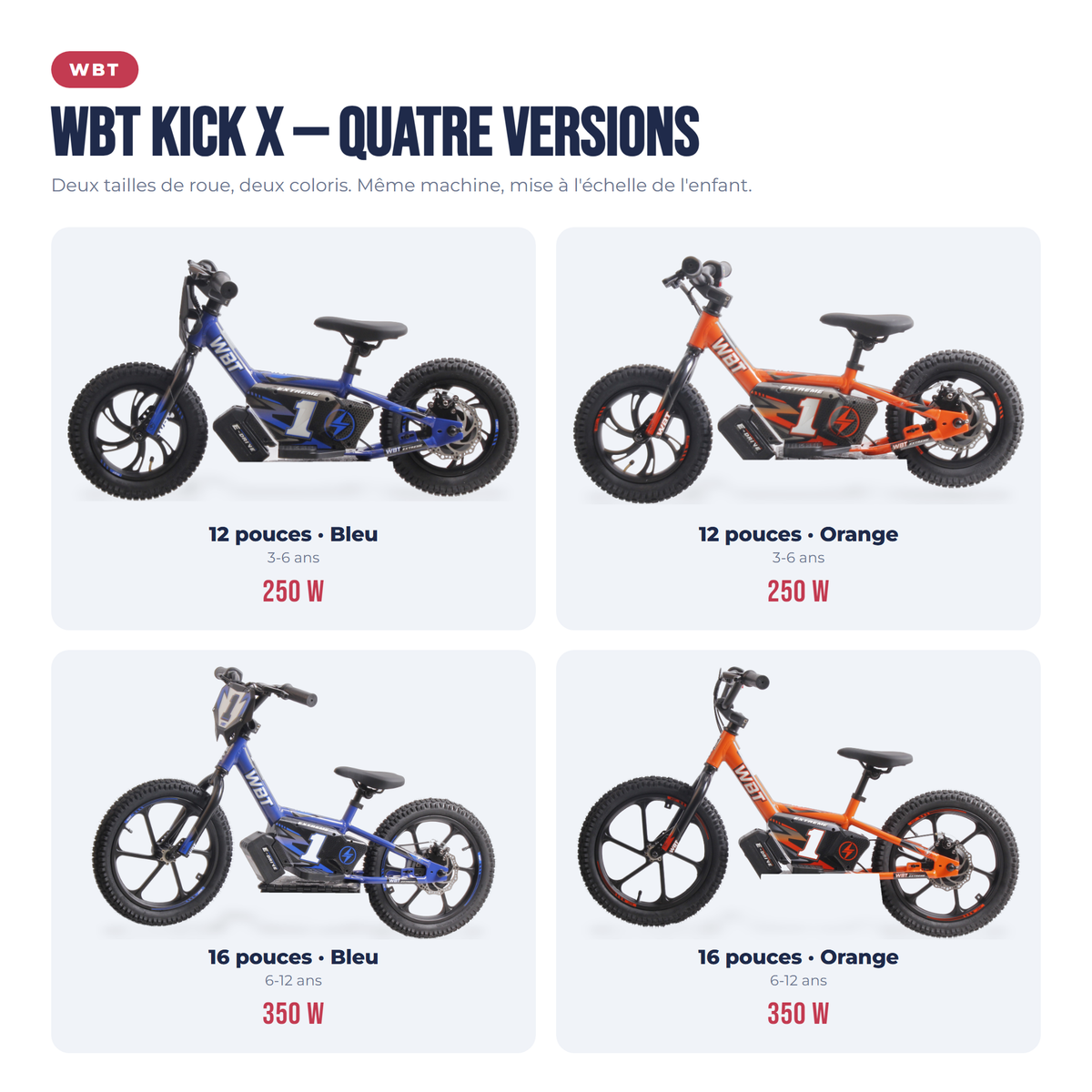 Draisienne Électrique Enfant WBT Kick X - Weebot