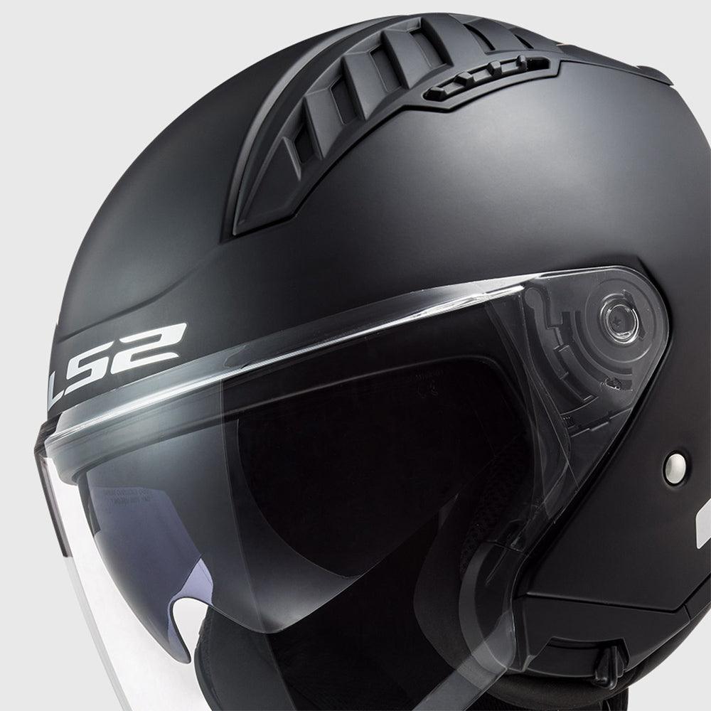 Casque Moto Jet LS2 Copter Matt Black - Weebot