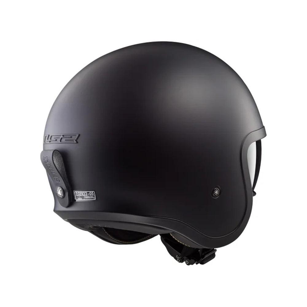 Casque Moto LS2 Spitfire Jet Matt Black - Weebot