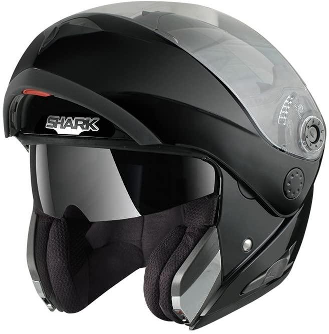 Casque Moto Shark Openline Prime Noir Mat Modulable - Weebot