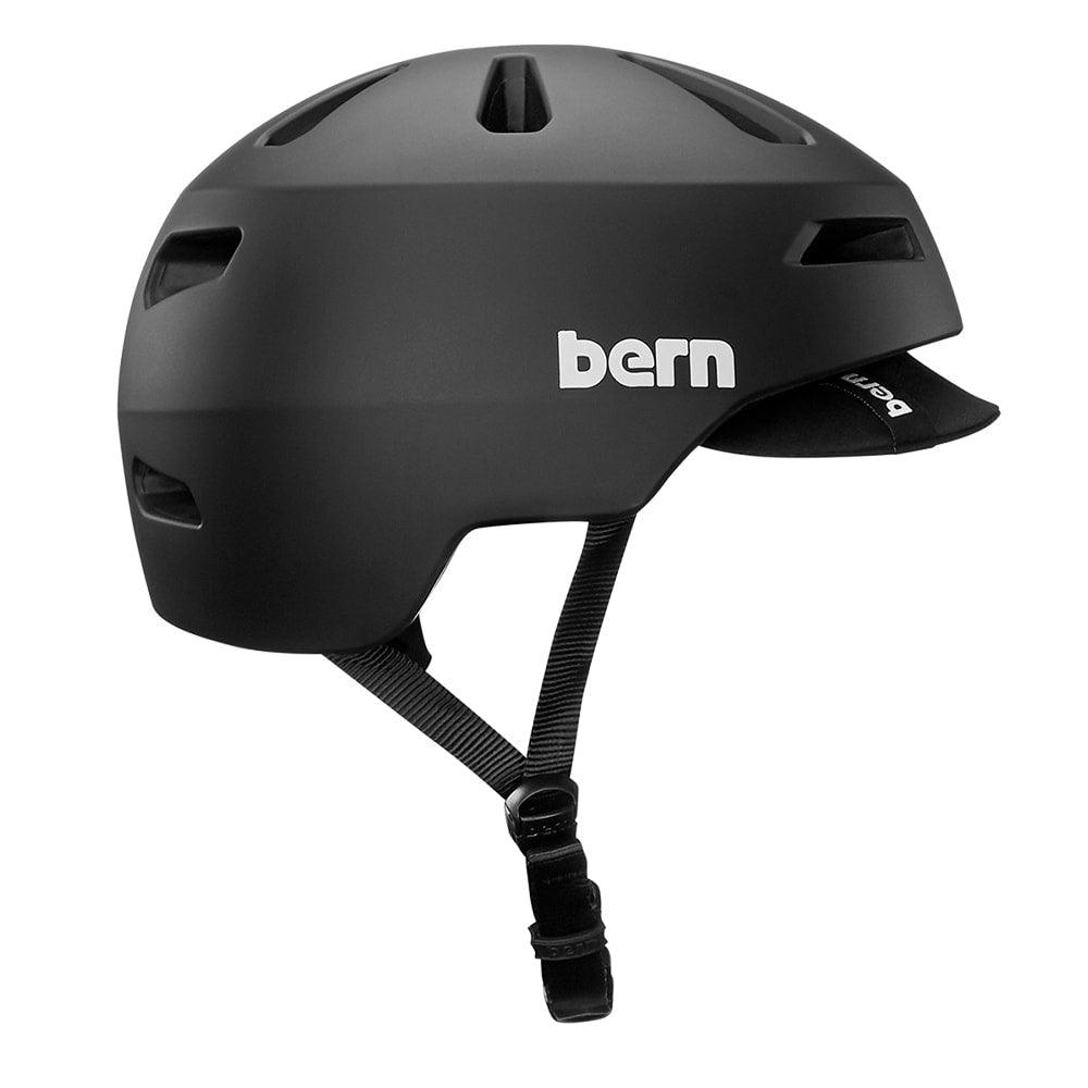 Casque Bern Brentwood 2.0 Matte Black avec Visière - Noir Mat - Weebot