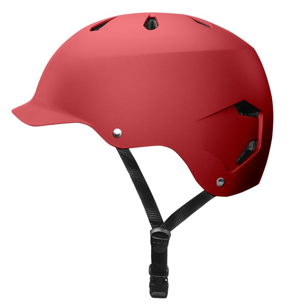 Casque Bern Watts EPS Matte Red - Rouge Mat - Weebot