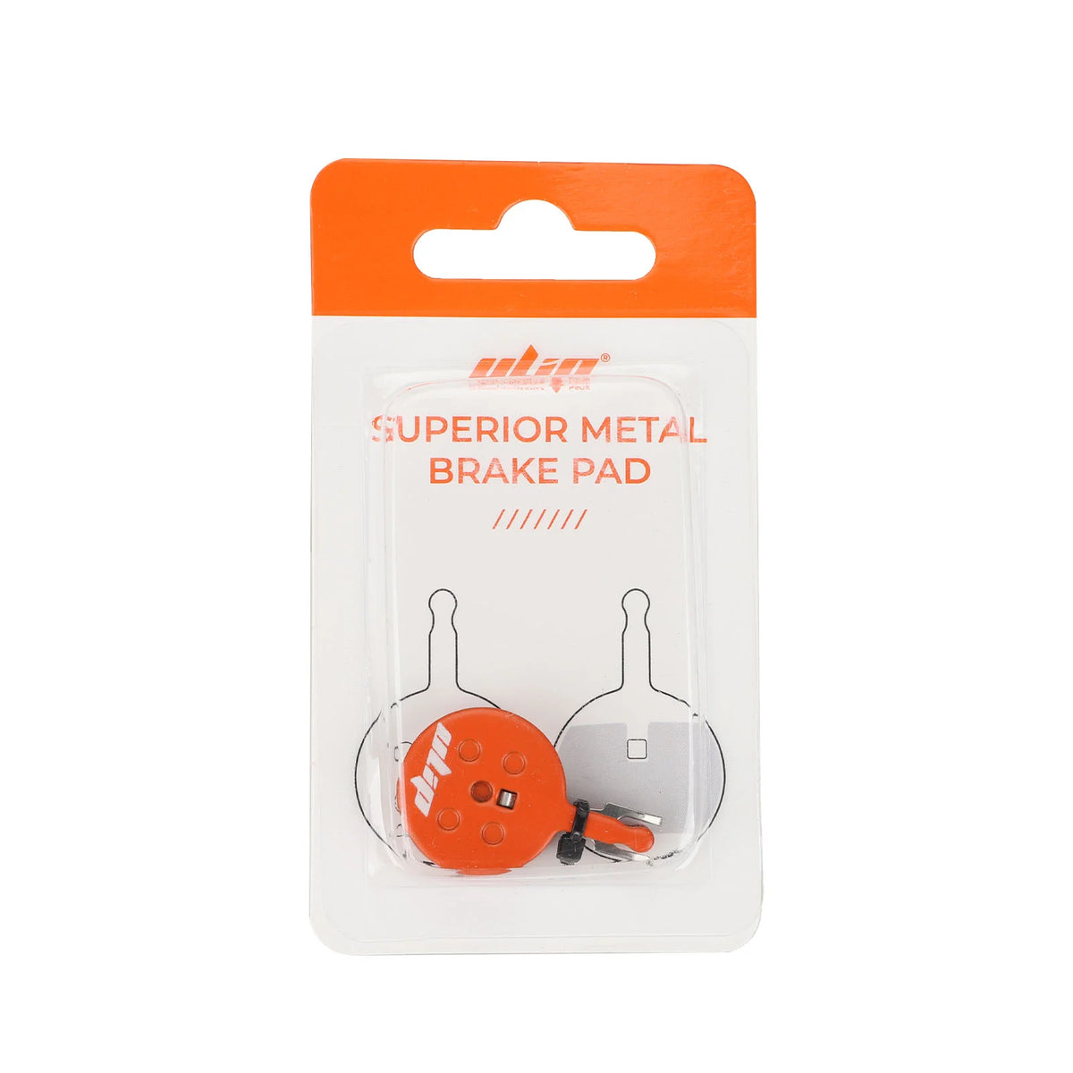 Plaquettes de Frein Semi-Métalliques Orange 6 Trous SRAMAVIDBB5, vue 2