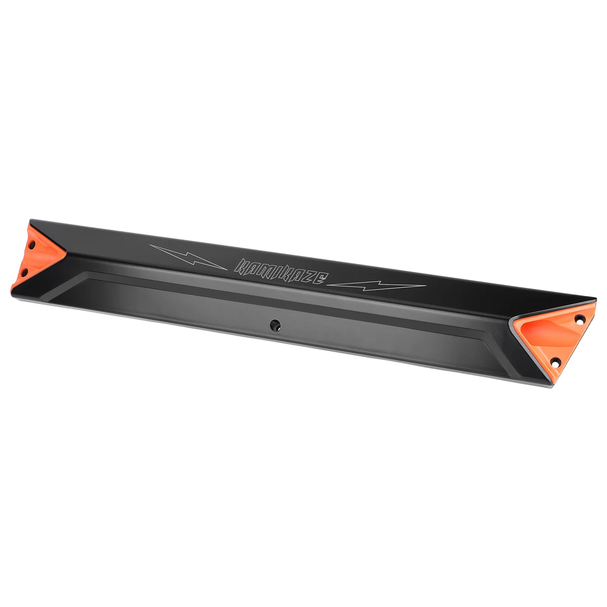 Carénage latéral droit de deck noir et orange pour trottinette électrique