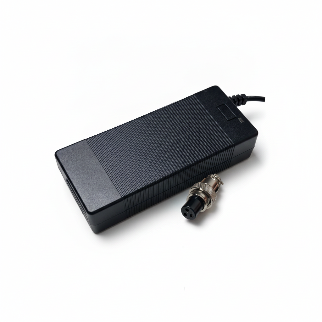 Chargeur 24V 2A Connecteur GX16-3P, vue 3