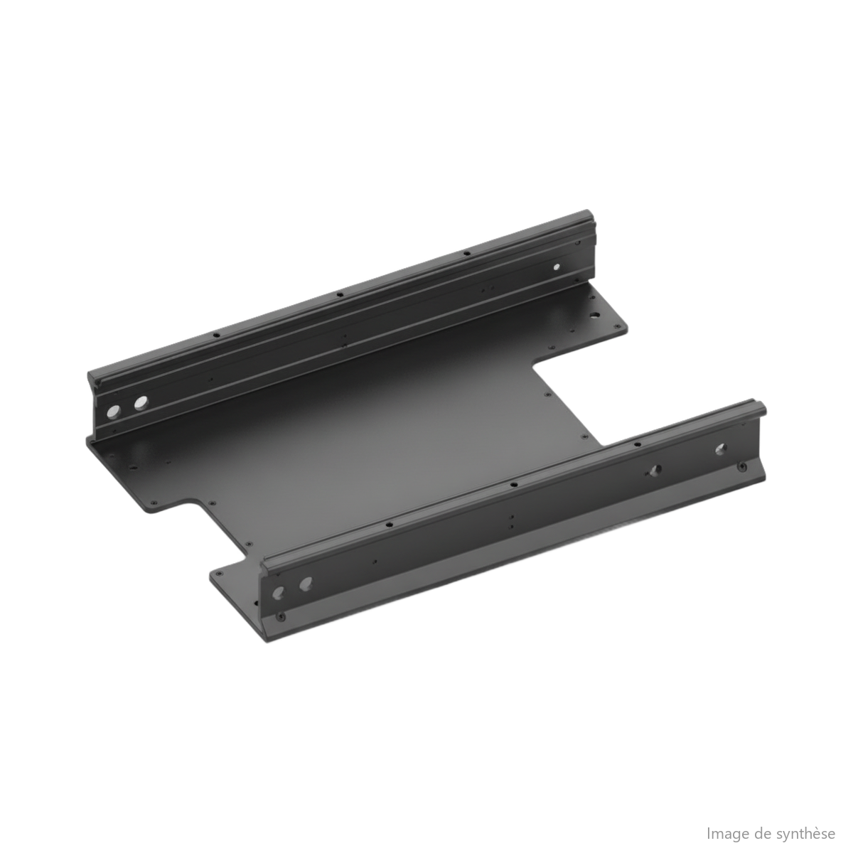 Schéma en vue perspective du châssis principal pour trottinette électrique Dualtron X