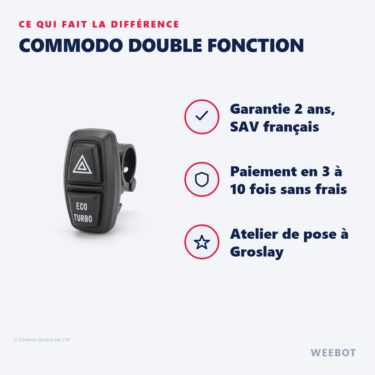 Commodo Double Fonction : les points forts