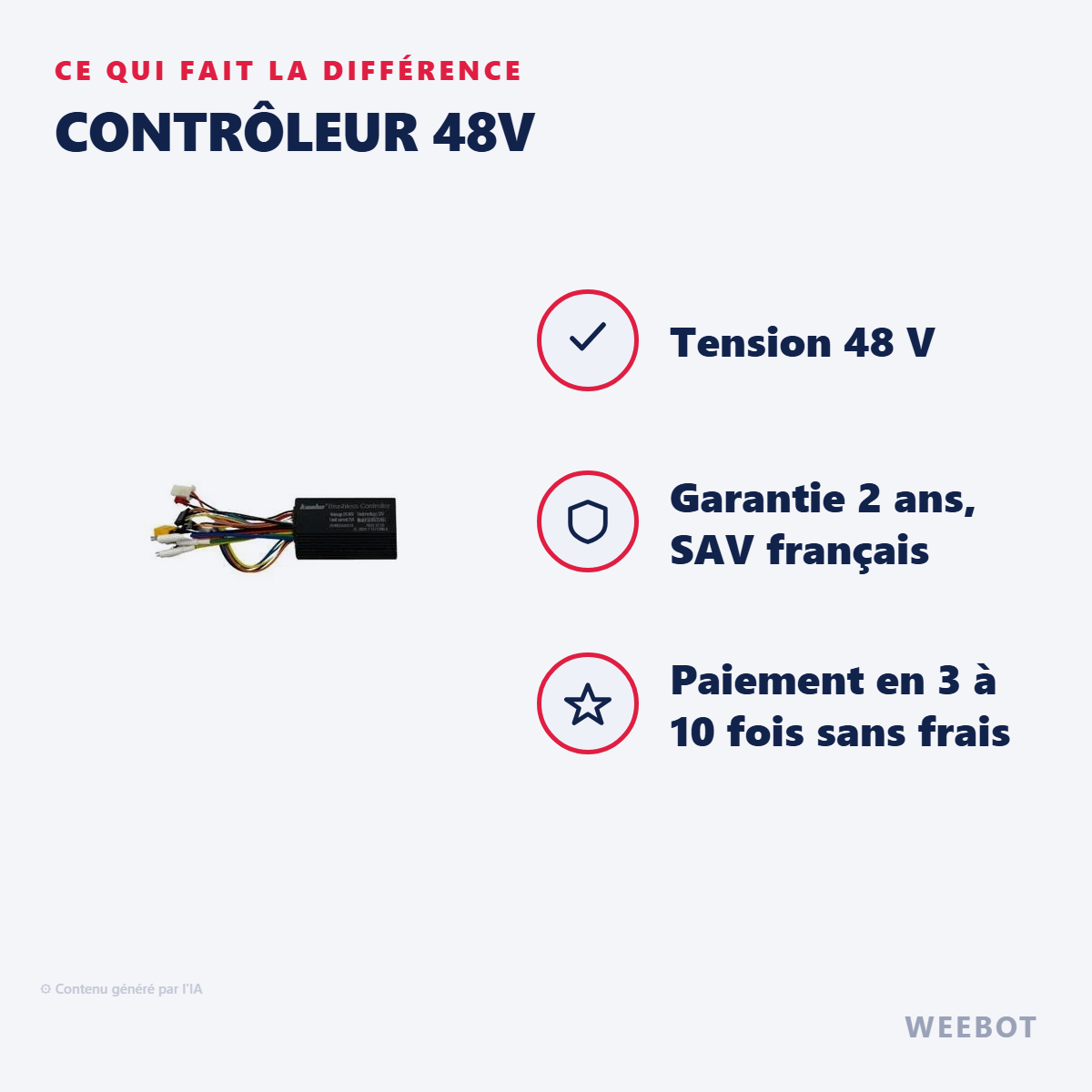 Contrôleur 48V : les points forts