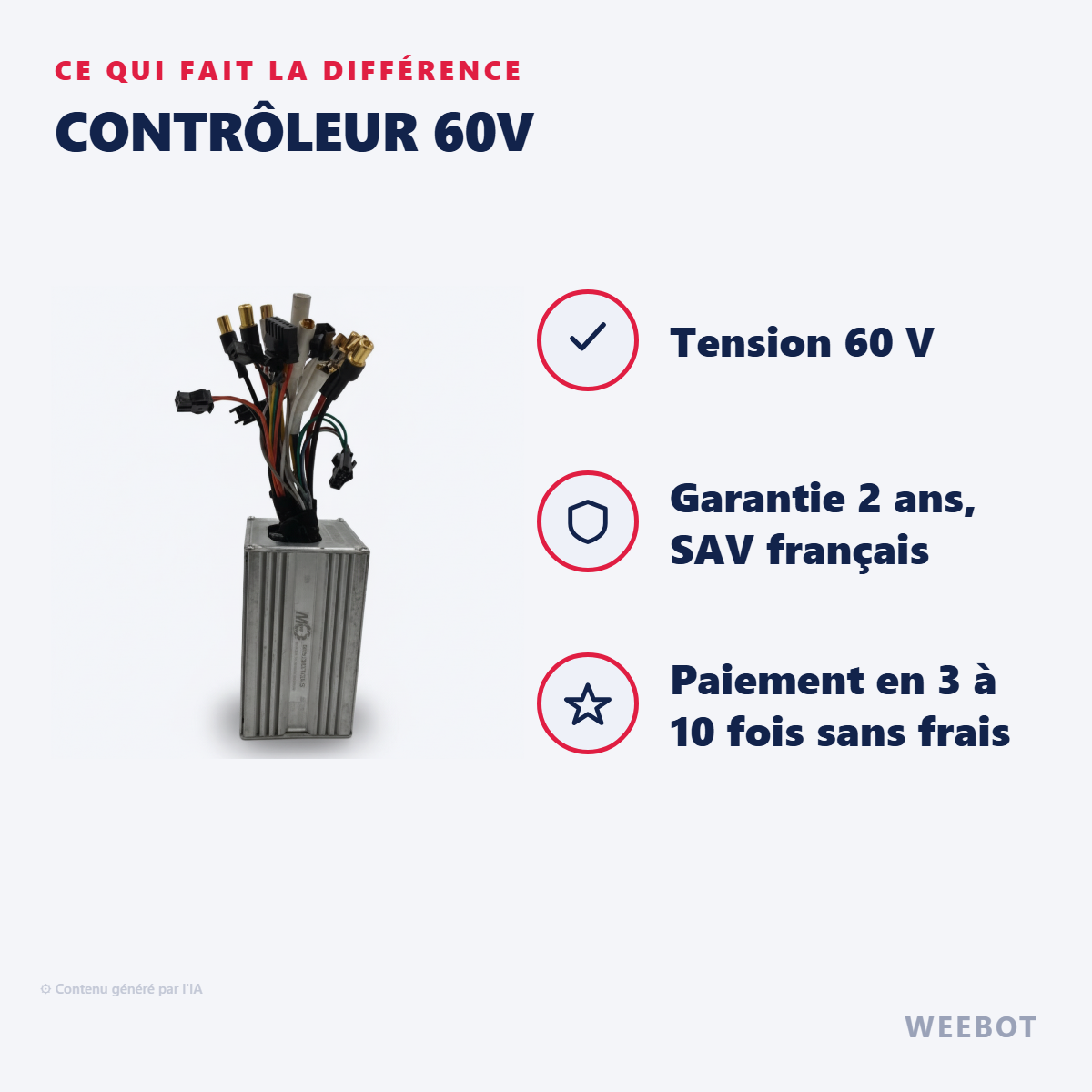 Contrôleur 60V : les points forts