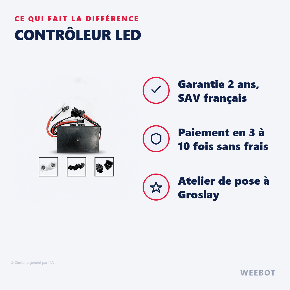 Contrôleur LED pour Trottinette Électrique Dualtron New Achilleus - Weebot