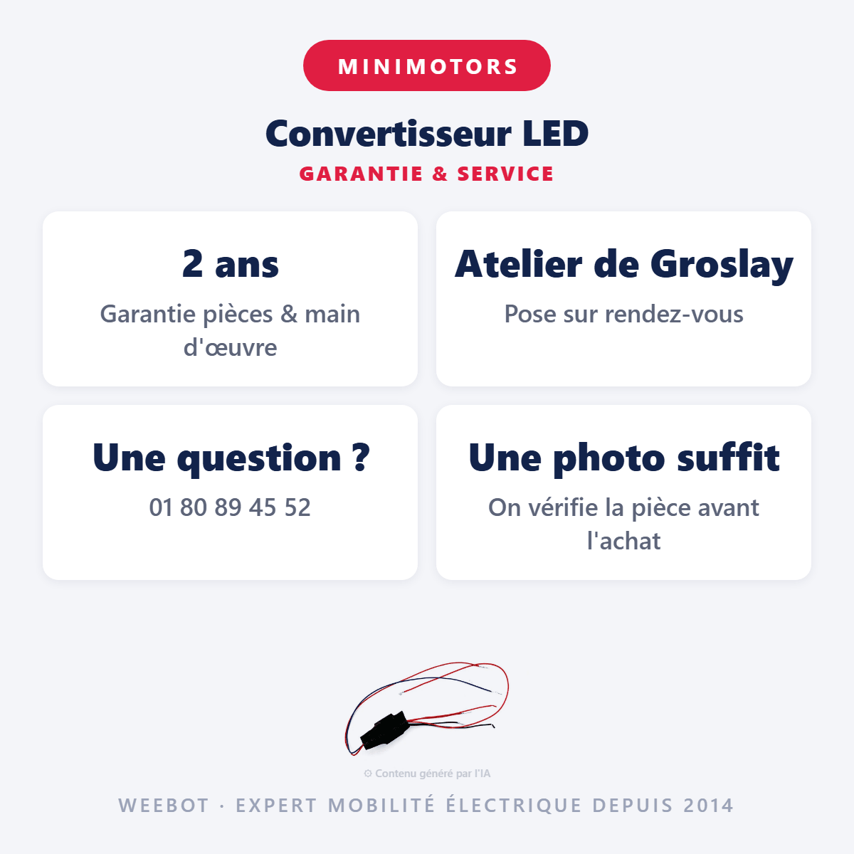 Convertisseur LED pour Trottinette Électrique Speedway 5 - Weebot