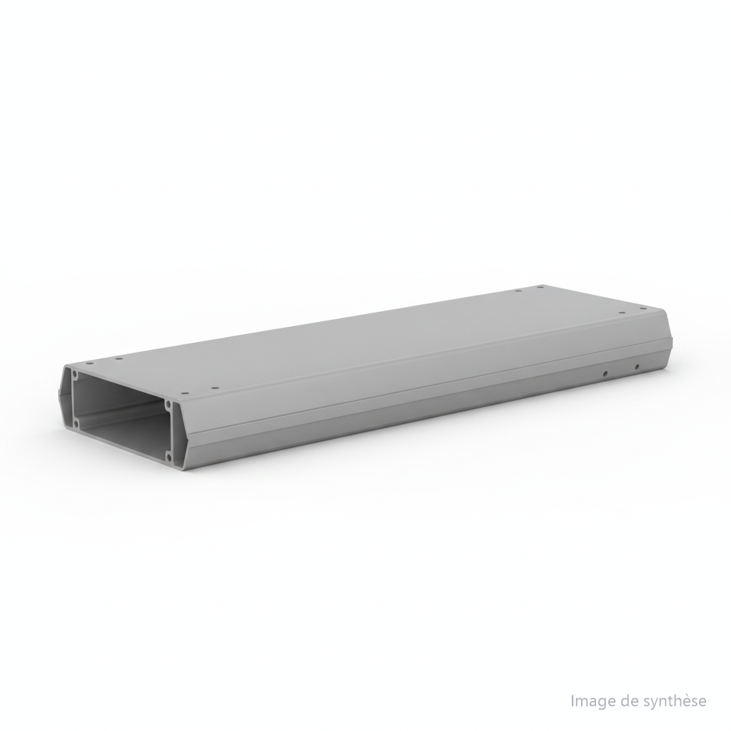 Corps de châssis gris rectangulaire pour trottinette électrique Dualtron Togo