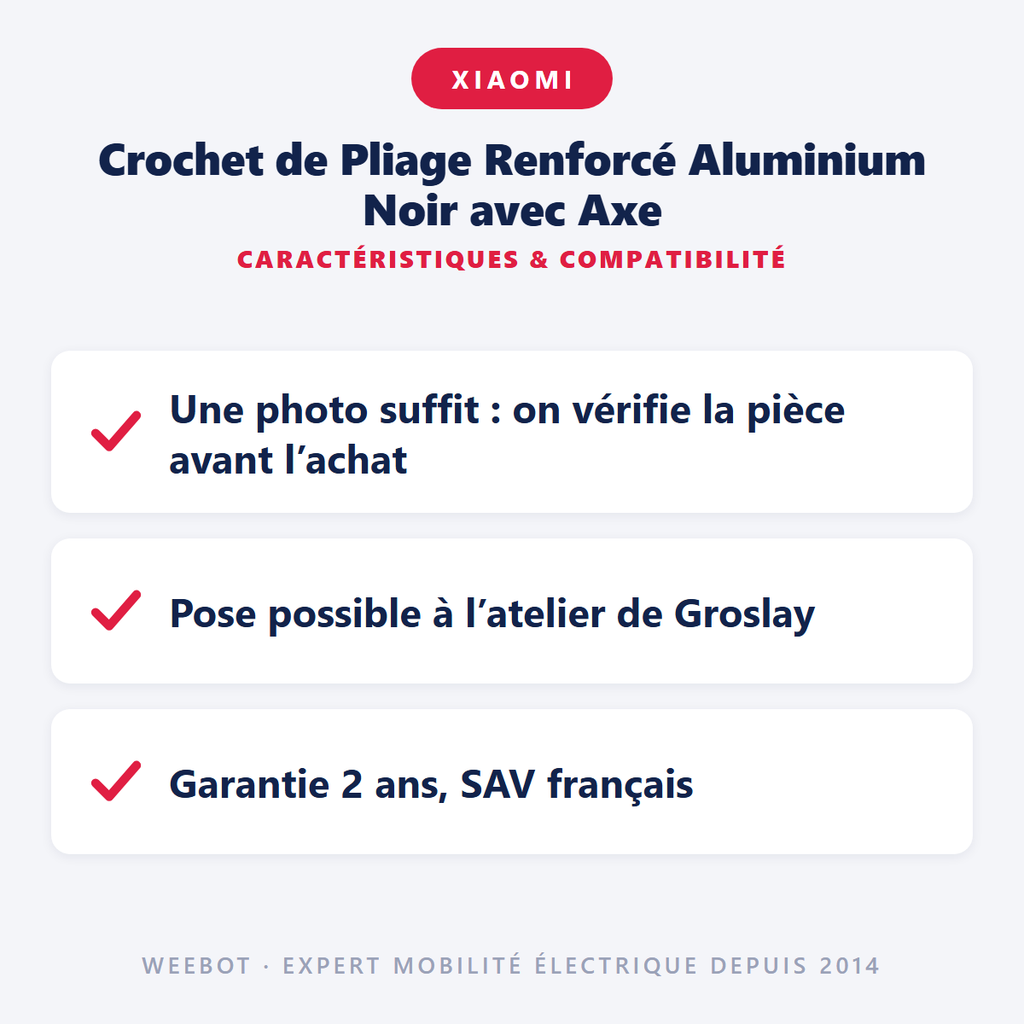 Axe R Crochet Pliage Renforcé Xiaomi - Pas Cher