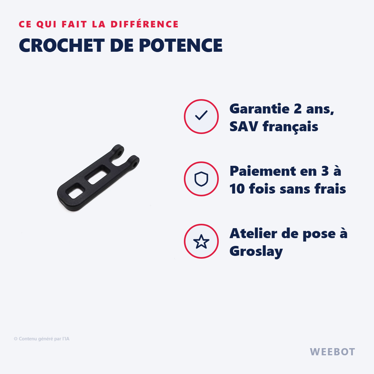 Crochet de Potence : les points forts