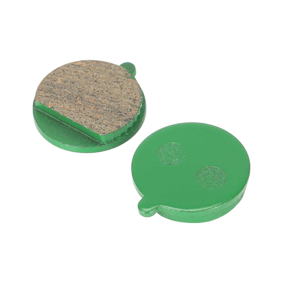 Paires de plaquettes de frein rondes de couleur verte