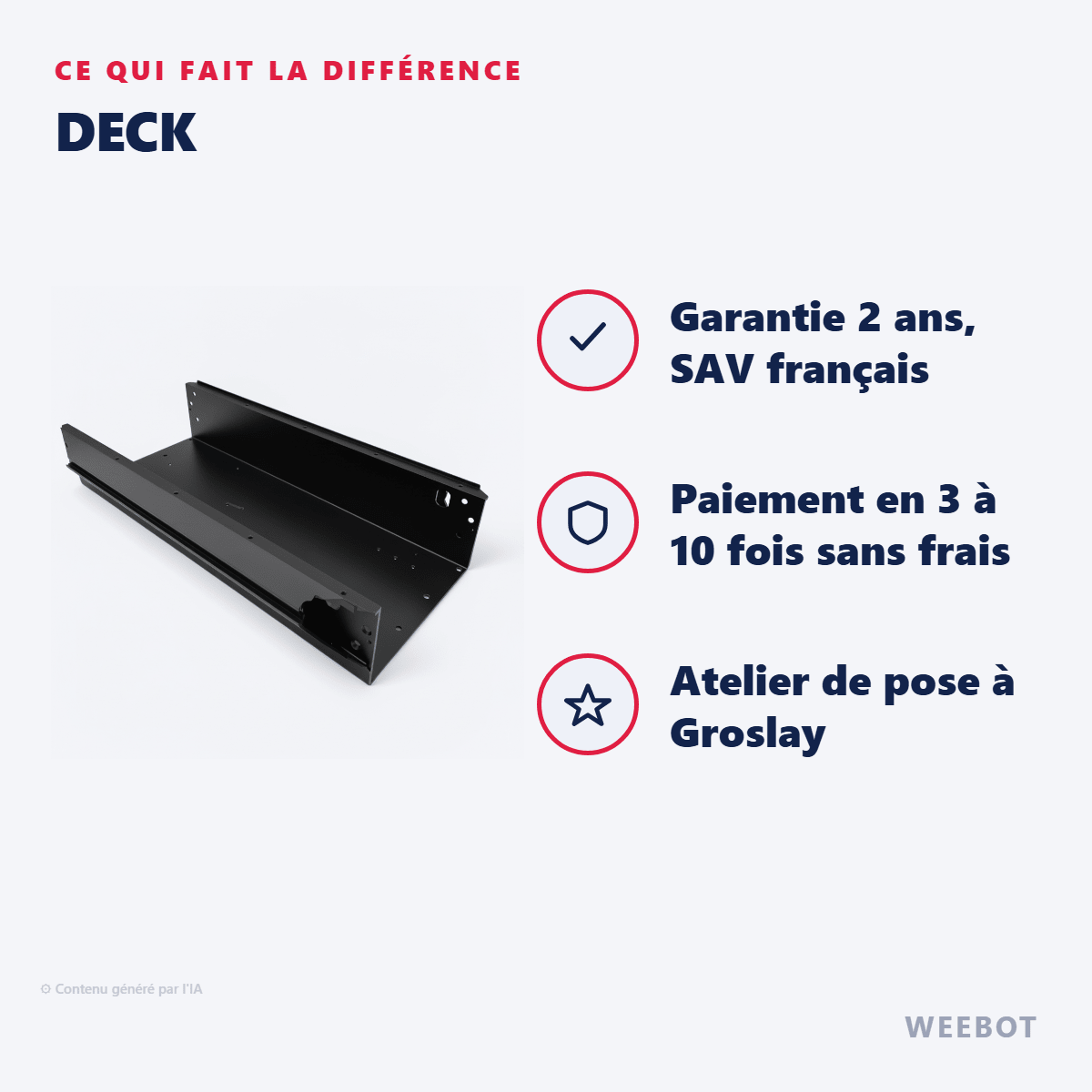 Deck pour Trottinette Electrique Teverun Fighter 7260R - Weebot