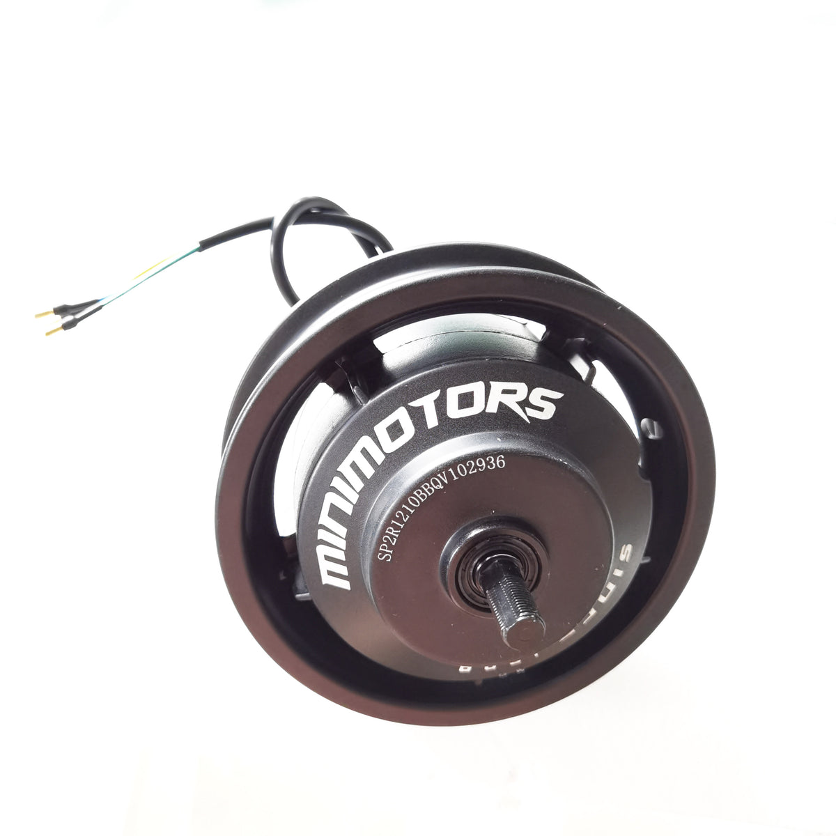 Moteur arrière noir pour trottinette électrique Dualtron Spider 2 avec logo Minimotors