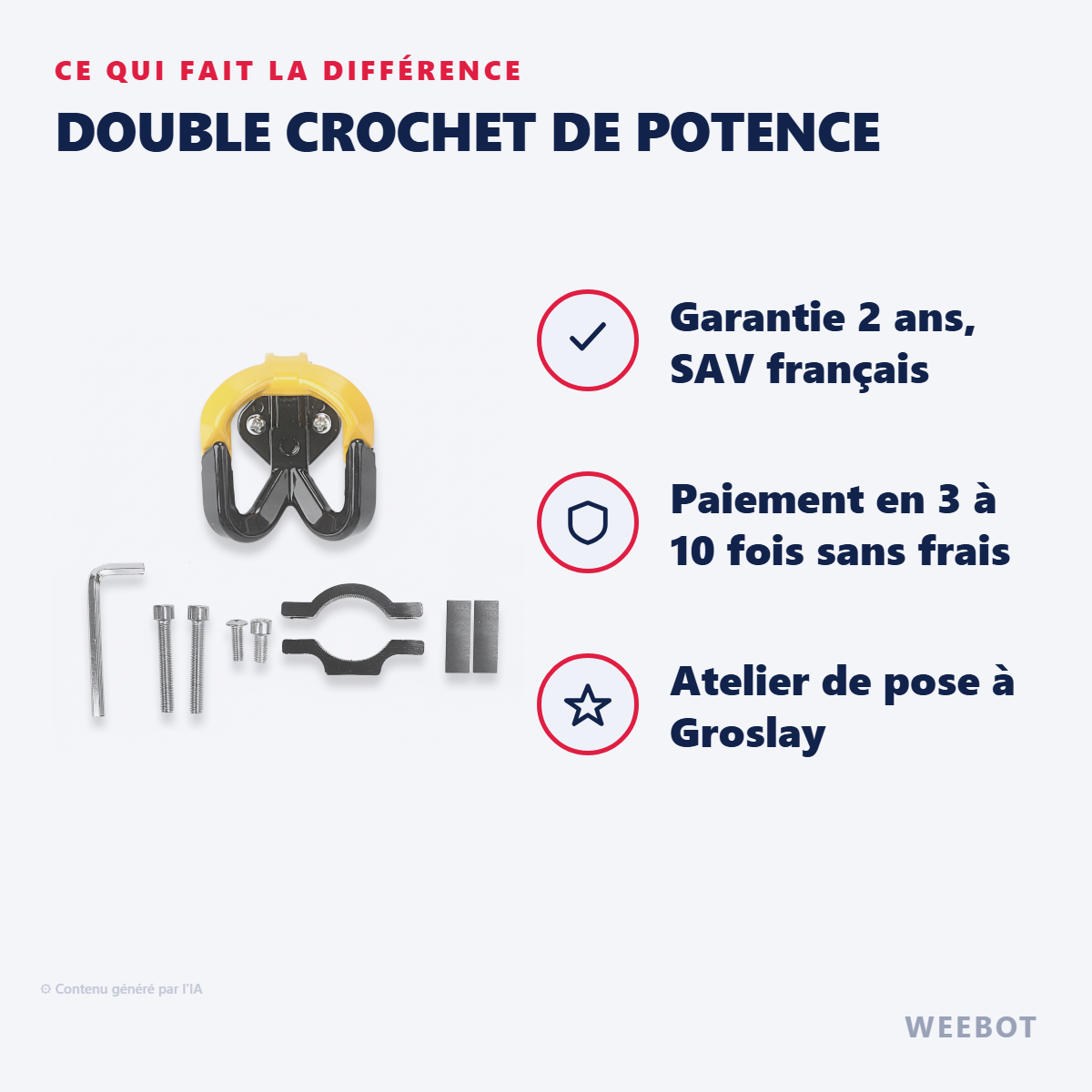 Double Crochet de Potence : les points forts