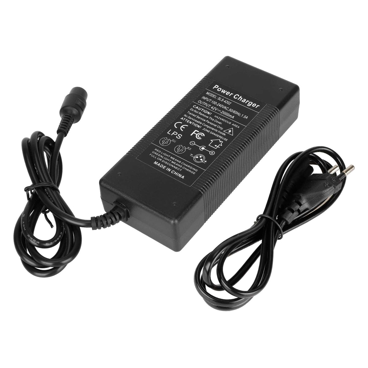 Chargeur 42V 2A Prise GX16 3 Pins, vue 5