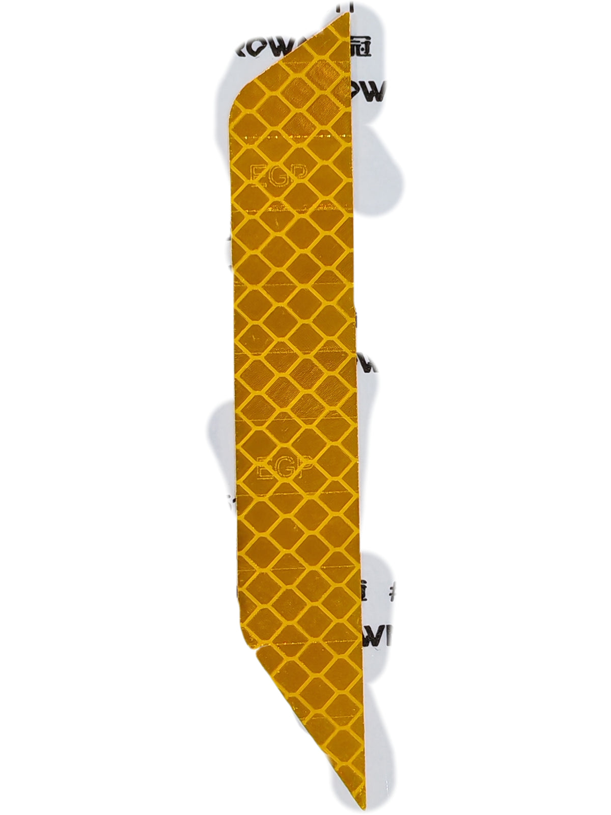 Bandeau réfléchissant jaune pour cale-pied arrière de trottinette électrique Dualtron Spider 2.
