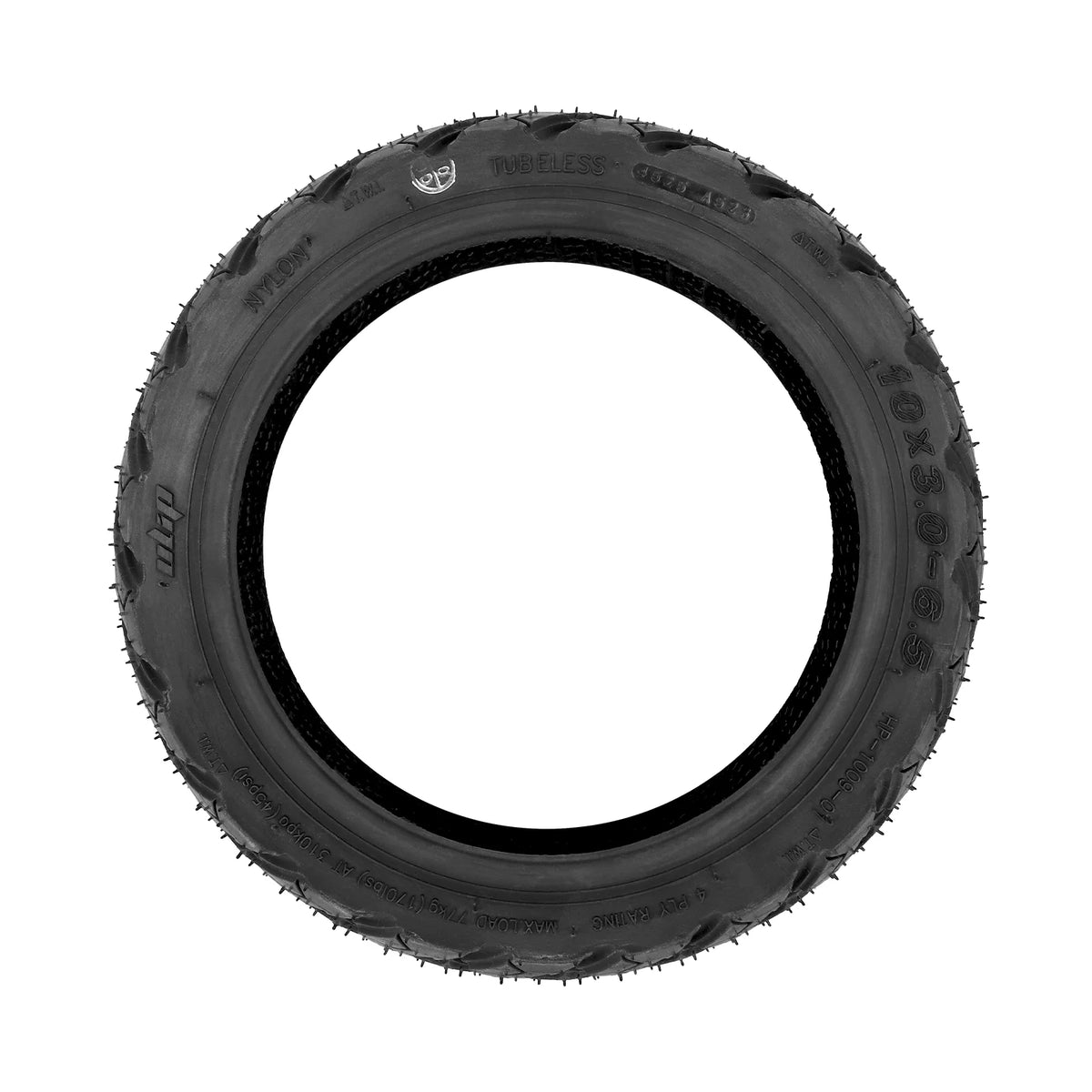 Pneu Tubeless Tout-Terrain 10 Pouces (10x3-6,5) Auto-Réparant avec Gel Anti-Crevaison, vue 5