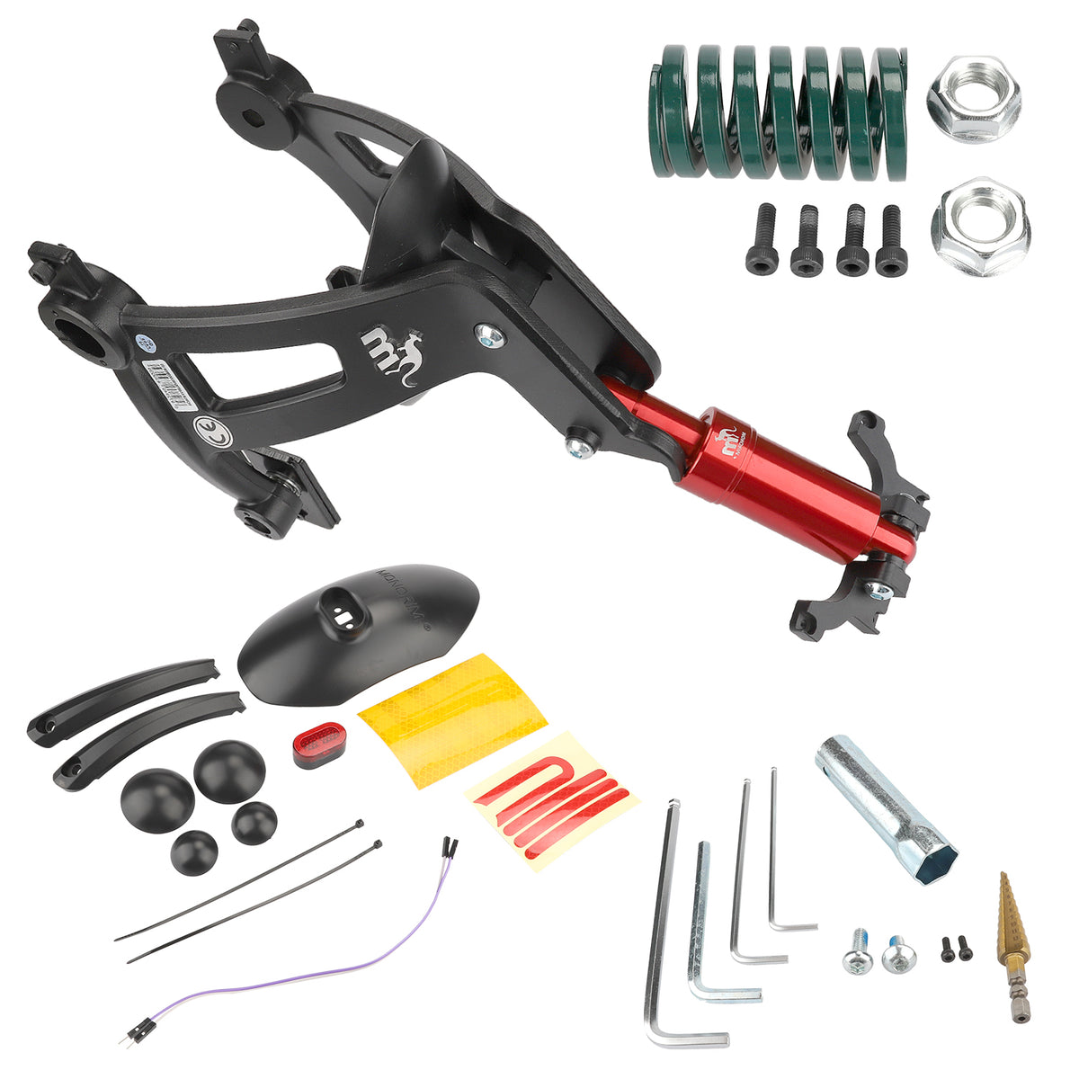Kit Suspension Arrière Monorim MXR1 Noir v4.0, vue 3