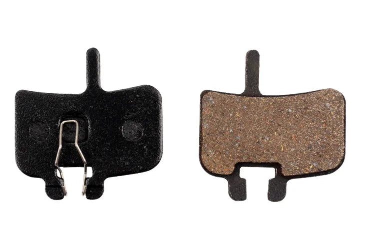 Paire de plaquettes de frein noires pour trottinette électrique avec ressort