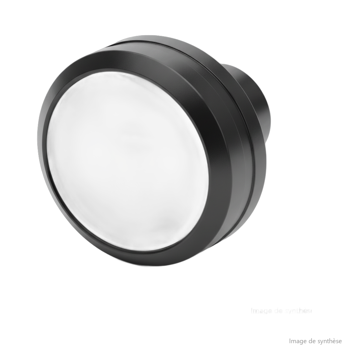 Illustration d'un éclairage LED blanc rond pour trottinette électrique Dualtron Storm