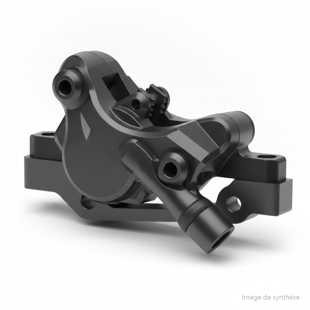 Schéma d'un étrier de frein arrière pour trottinette électrique Dualtron X Limited