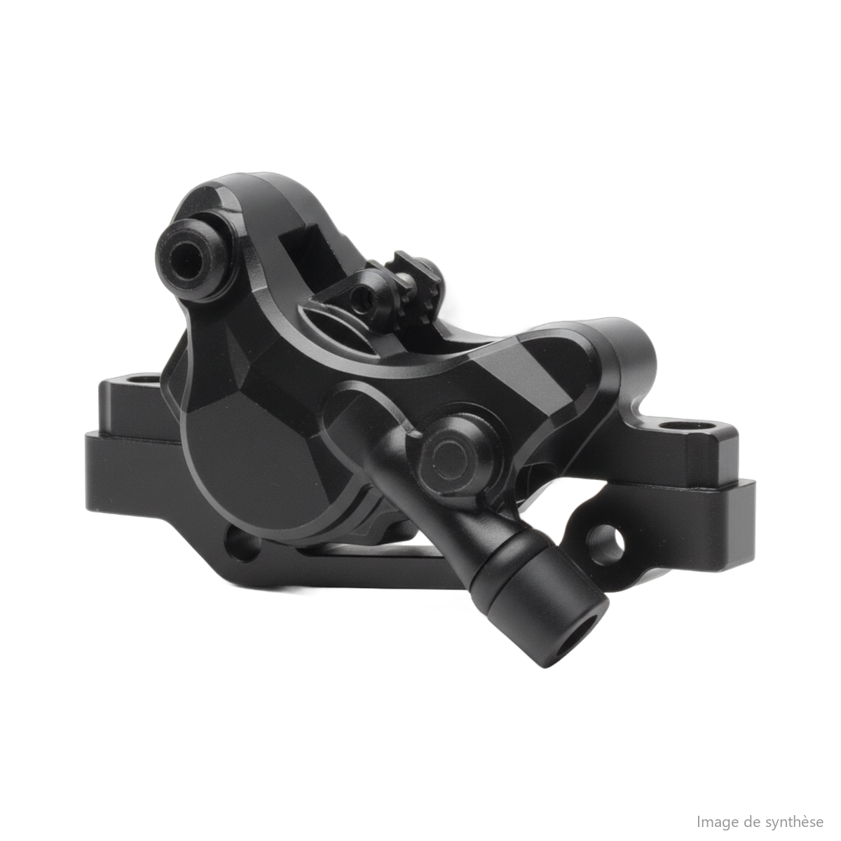 Schéma technique d'un étrier de frein arrière hydraulique pour trottinette électrique Dualtron X