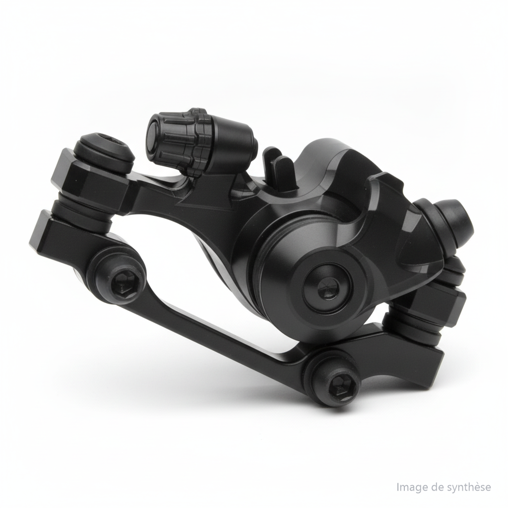 Schéma d'un étrier de frein avant pour trottinette électrique Dualtron Ultra