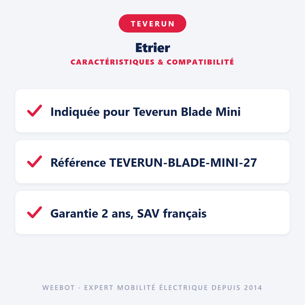 Etrier : caractéristiques et compatibilité