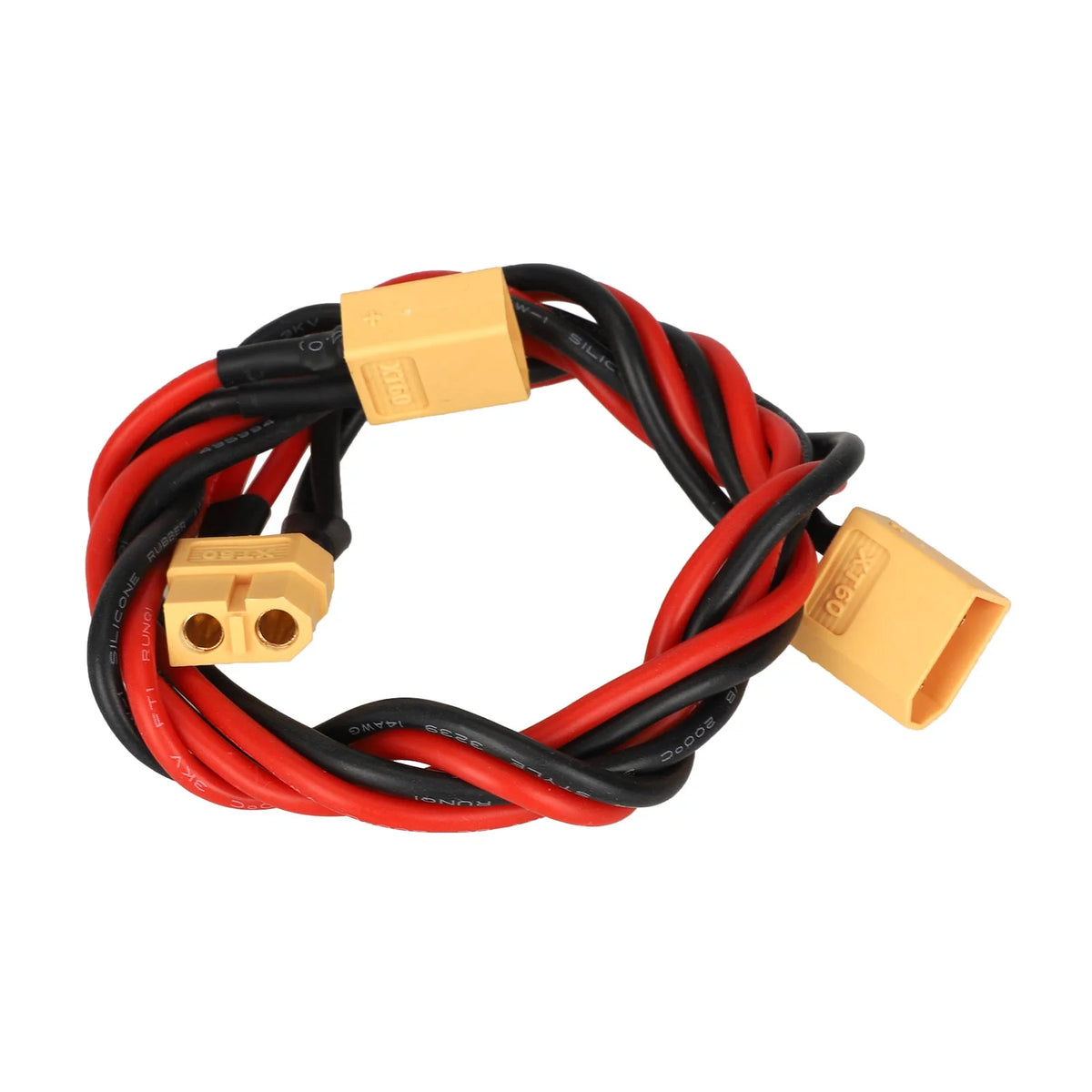 Câble Adaptateur XT60 1 Mâle vers 1 Mâle et 1 Femelle 70 cm, vue 6