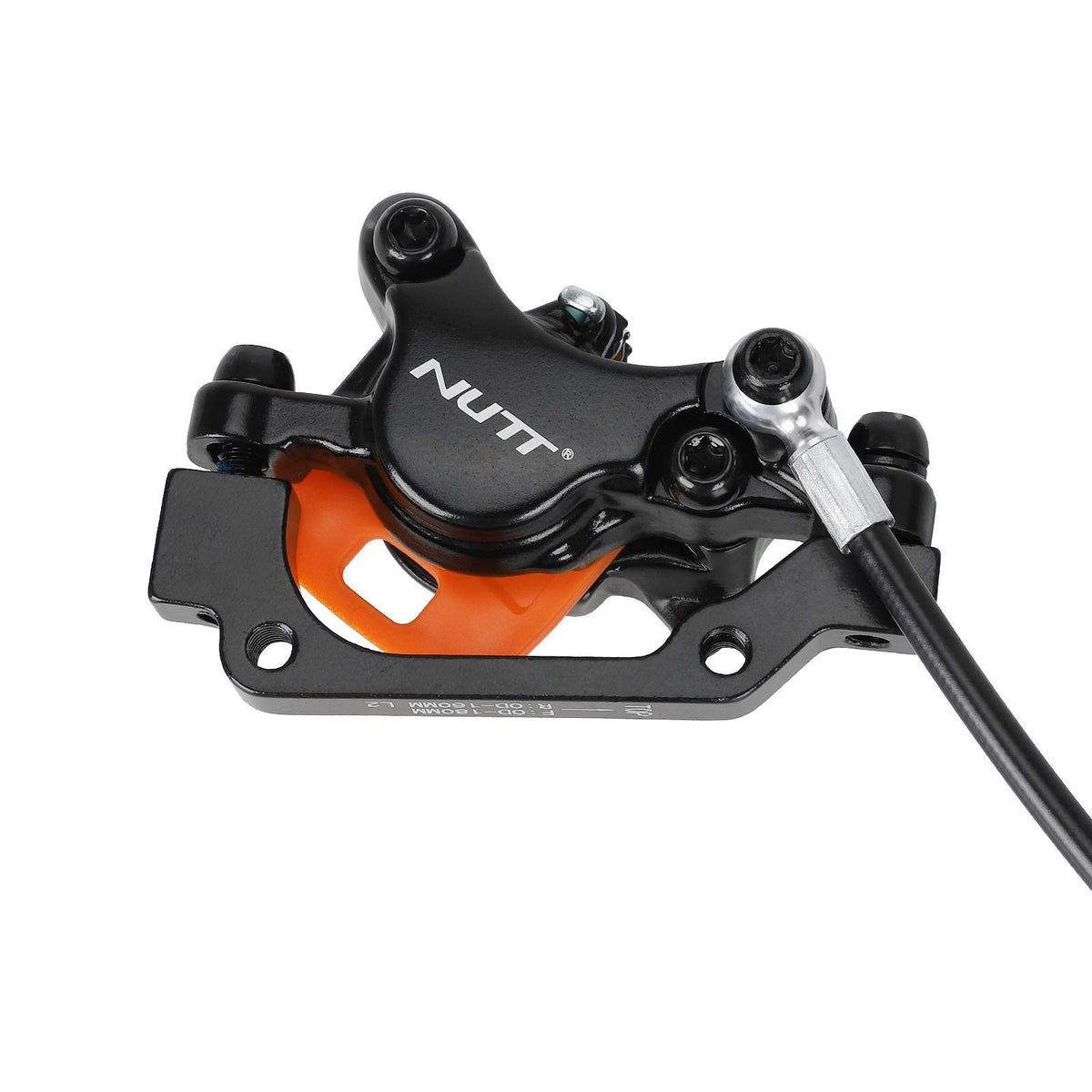 Kit de Frein Hydraulique Gauche et Droit NUTT 2 Pistons avec Durites 180cm et 220cm Noir, vue 6