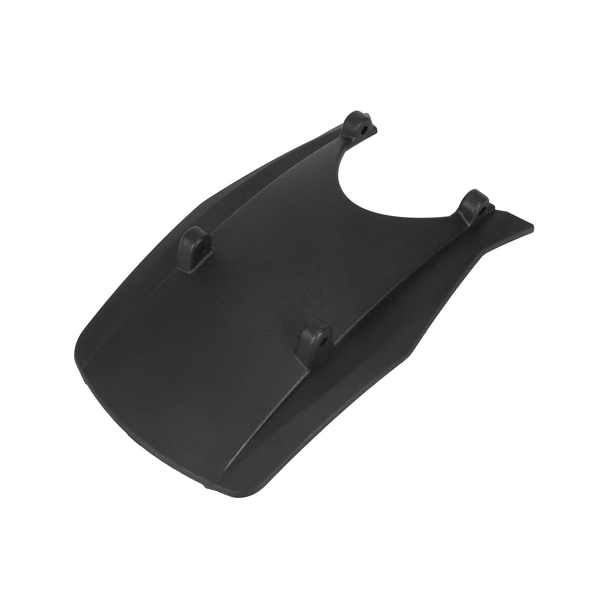 Garde-boue arrière noir d'origine pour trottinette électrique isolé sur fond blanc