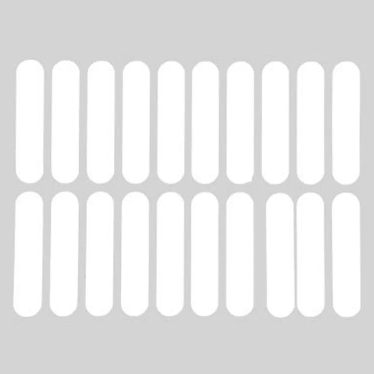 Autocollants Réfléchissants Châssis Blanc