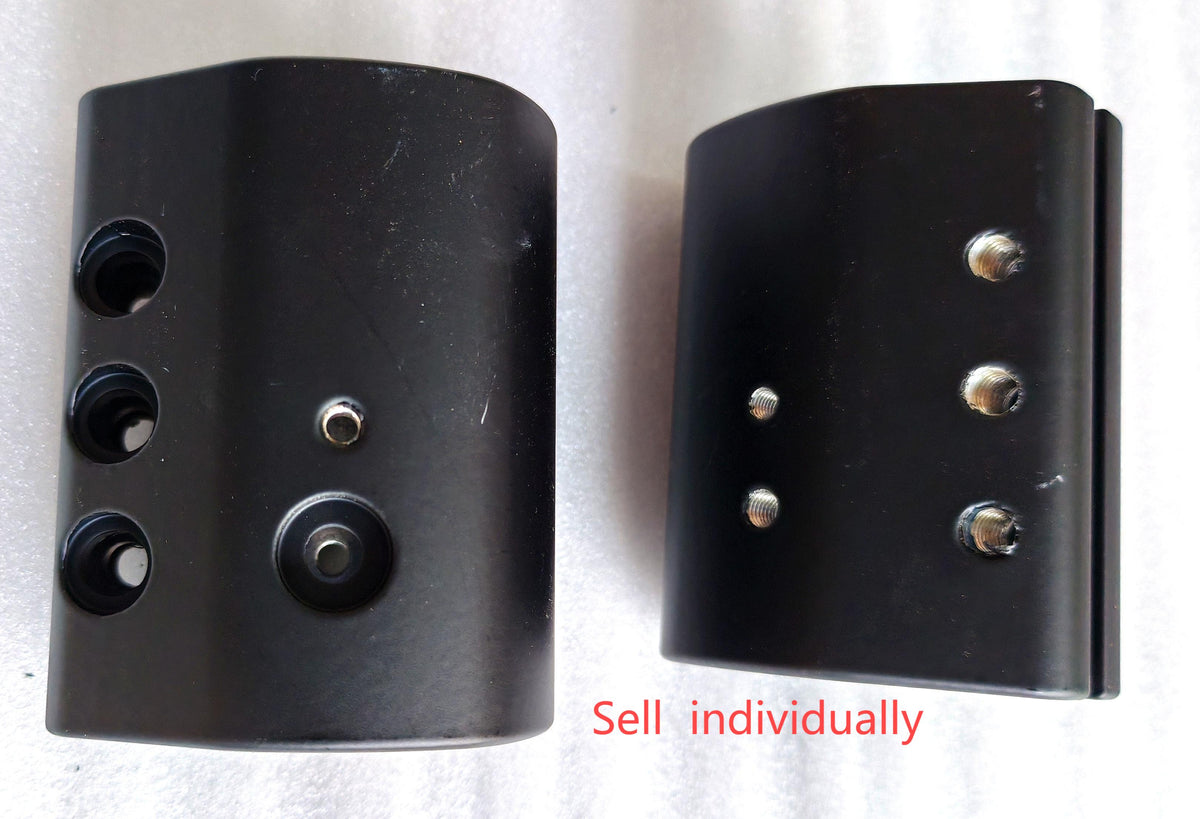 Collier de serrage noir pour Dualtron Dolphin vu de face et de dos