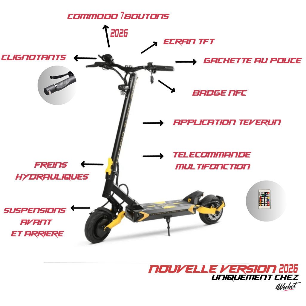 Trottinette Électrique Teverun Blade Mini Ultra - Weebot