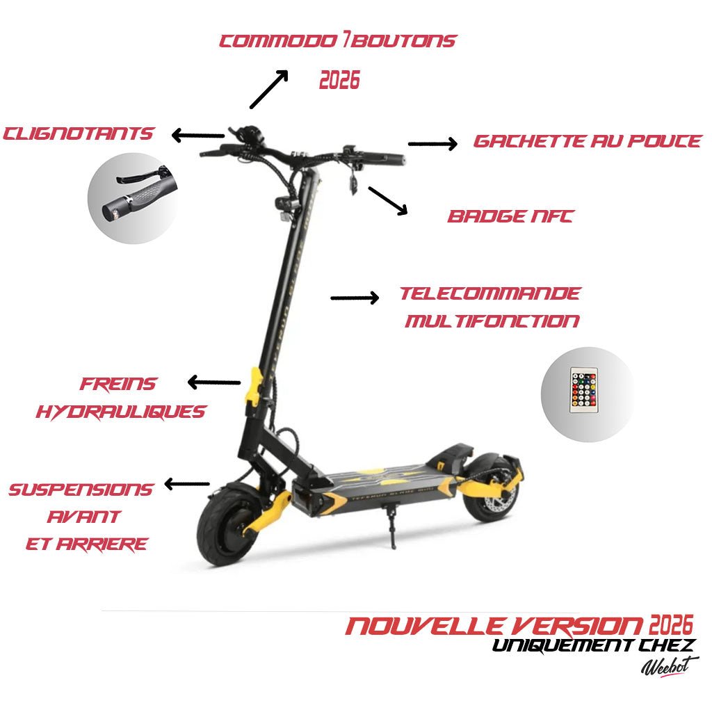 Trottinette Électrique Teverun Blade Mini Ultra - Weebot