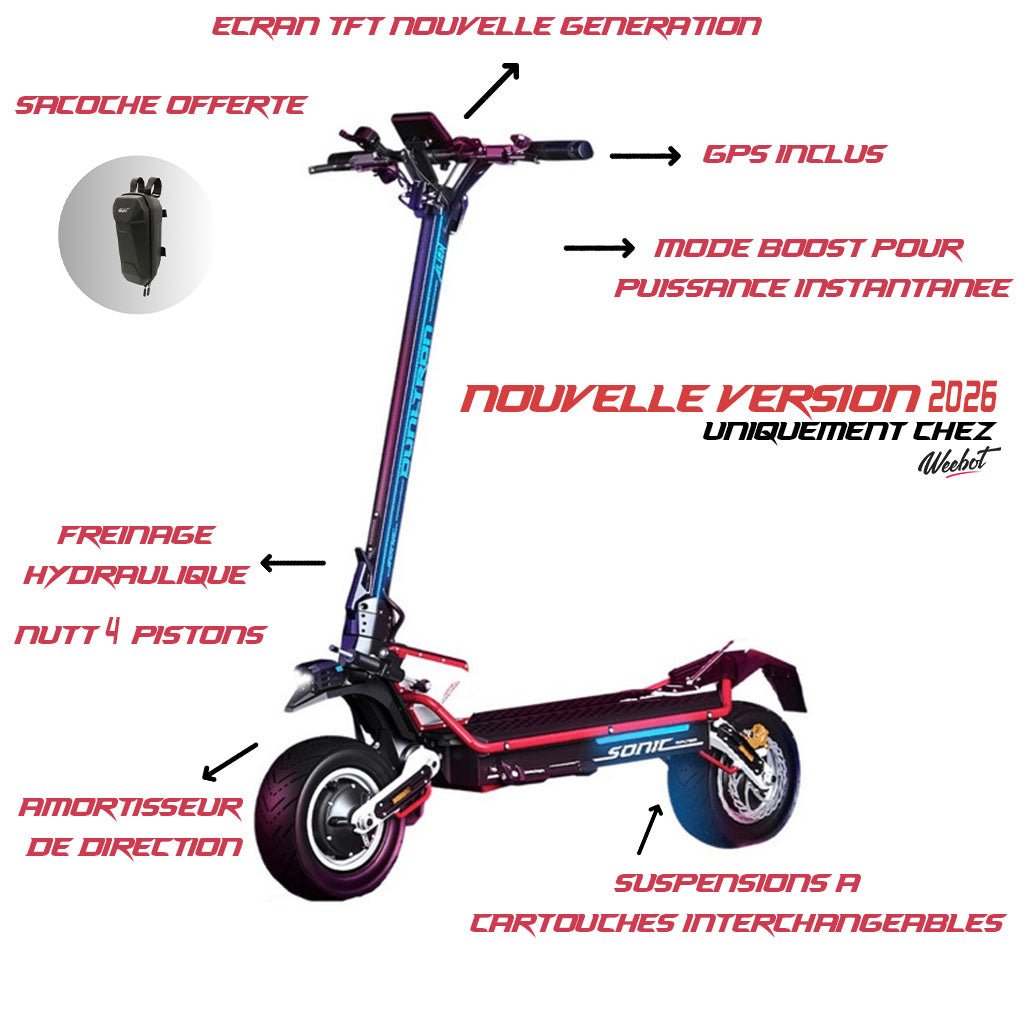 Trottinette Électrique Dualtron Sonic Alien - Weebot